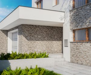 interior and exterior stone cladding add character to any house