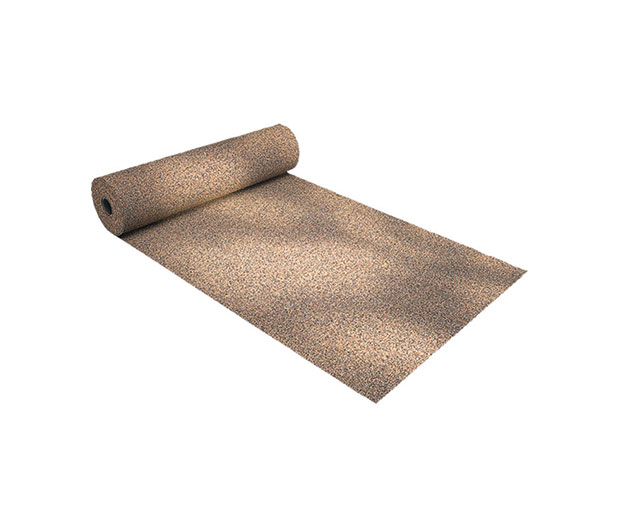 Fire Rated Impact Sound Insulation Under Floor Covering with special selection of raw material DAMTEC® Resistant Cork is of low flammability