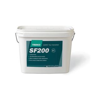 SF200 is a single component, white waterborne liquid adhesive, which dries to a clear, permanently tacky film.