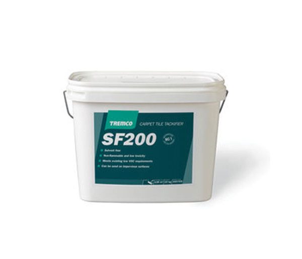 SF200 is a single component, white waterborne liquid adhesive, which dries to a clear, permanently tacky film.