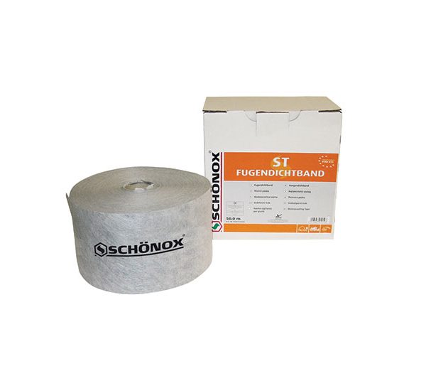 SCHÖNOX ST SEALING TAPE is a crosswise elastic, double-sided fleece-cladded special seal tape