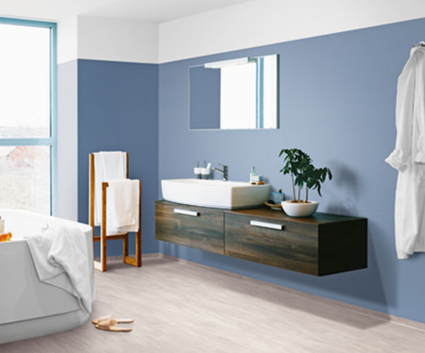 Aquarelle Wall is a Unique concept: floors, walls, borders and accessories available (compatible with Granit and/or Aquarelle Floor)