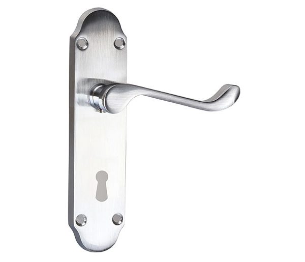 Vista is a distinctive and stylish door handle on plate that underwent specialist lacquer