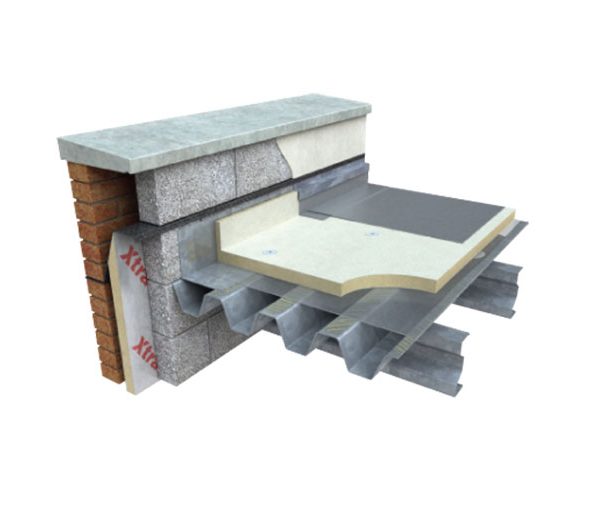 Xtratherm FR/MG is a high performance insulation board suitable for use below single ply fully adhered roof membranes, single ply waterproofing systems and partially bonded built-up felt