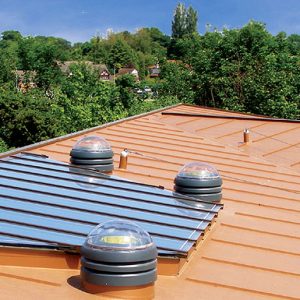 Permanent and flexible they follow the contour of the roof offering an eye-catching appearance and assisting drainage flow when required.