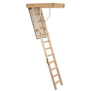 Minka Complete Loft Ladder - with wooden frame