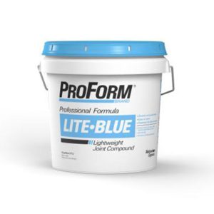 ProForm® BRAND Lite-Blue Joint Compound is a vinyl base ready mix lightweight joint compound