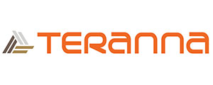 Teranna composite decking logo in orange colour
