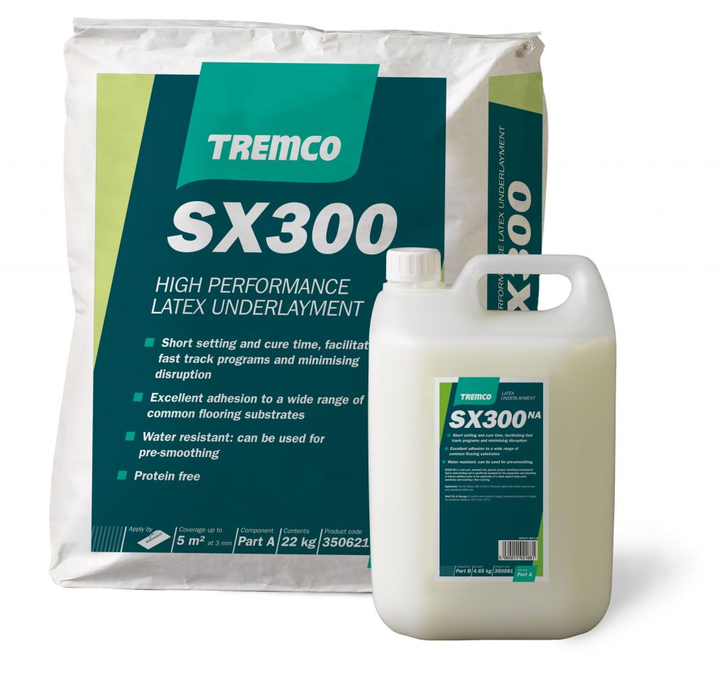 tremco sx300 na high performance latex underlayment