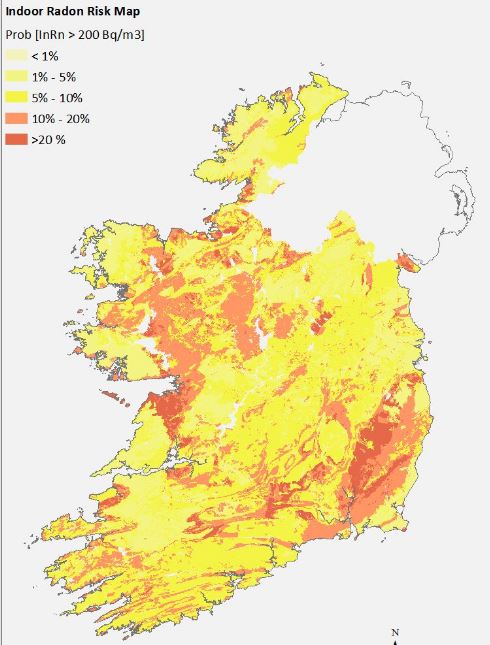 radon risk map