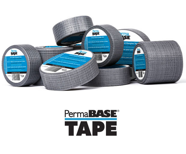 PermaBase tape is an alkali resistant fiberglass tape.
