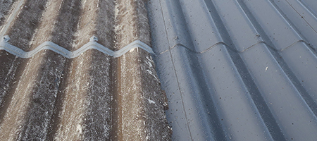 Asbestos Roof Maintenance Cleaning