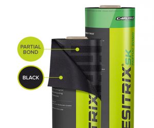 Partially Self Adhesive Membrane Resitrix SK Black