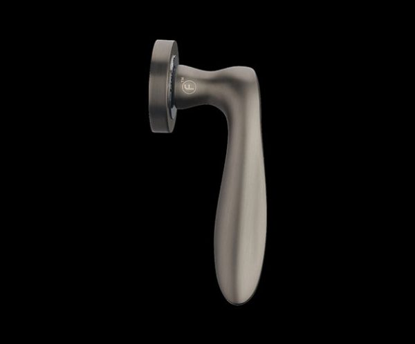 Fortessa Gotham Vulcan door handle is a combination of elegance and style from the side