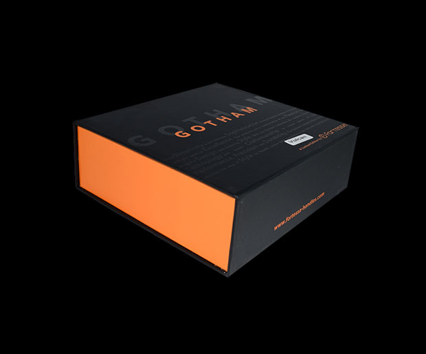 black and orange fortessa gotham door handle box set box