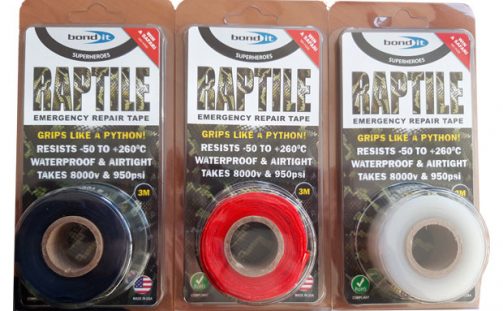 Infinite Uses of Bondit Raptile Emergency Repair Tape