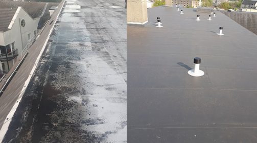 Apartment Block Roof Recovery, Galway
