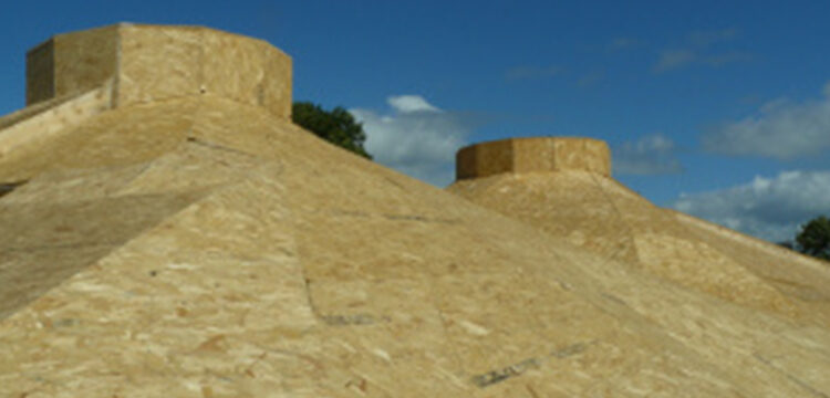 Atypical Roof Construction – Roundwood Straw Bale House