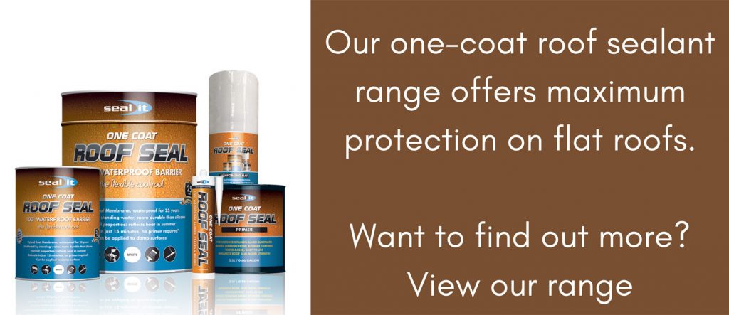 One Coat Roof Sealant - Full Range Offers Maximum Protection on Flat Roofs