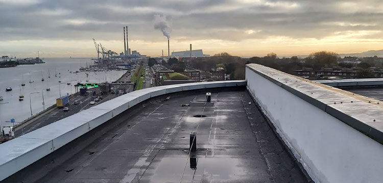 Plura R Re-Roof – Bituminous Waterproofing Project in Ringsend, Dublin