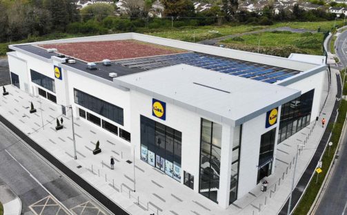 Pluvitec Commercial Green Roof Project – Lidl Clonsilla