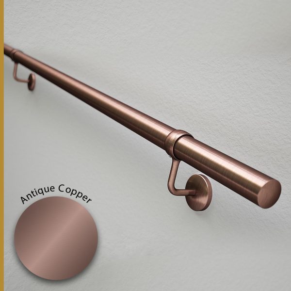 Stainless Steel Handrail - Antique Copper Finish