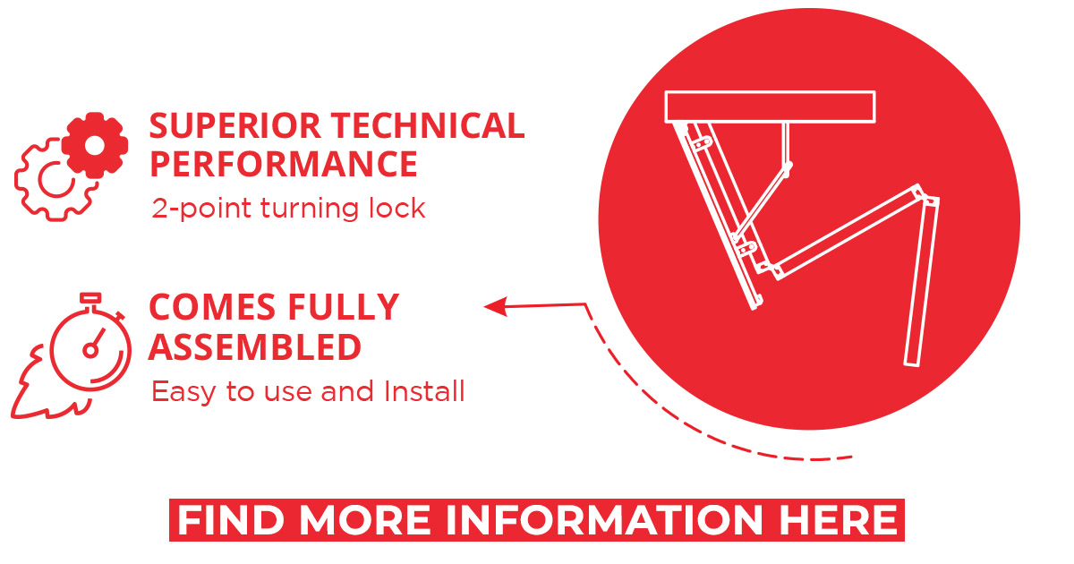 reasons for choosing insulated loft ladders - minka loft ladder laydex - ready to be installed - easy to install - pre-assembled - 2-point turning lock